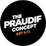 logo the praudif concept